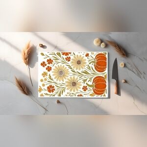Floral Pattern Cutting Board